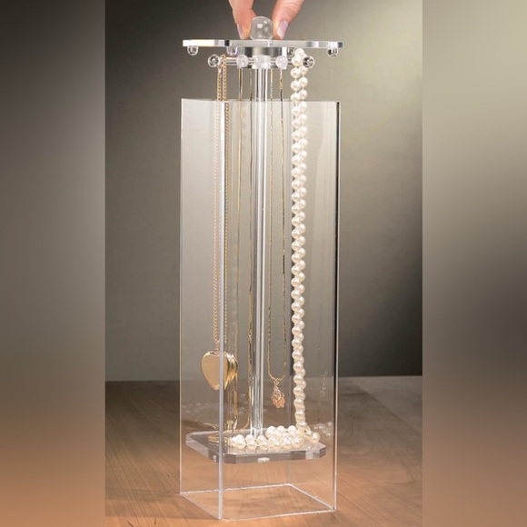 Clear Acrylic Necklace 14inch Display Box - Picture 4 of 4